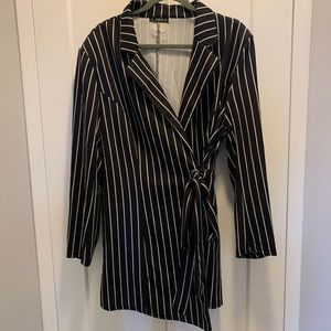 Plus size wrap dress/skort